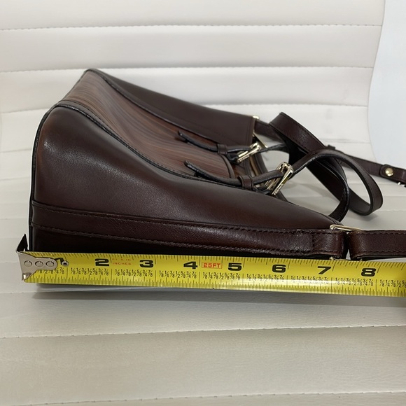 Brahmin brown wood print adjustable strap bag - Picture 14 of 14